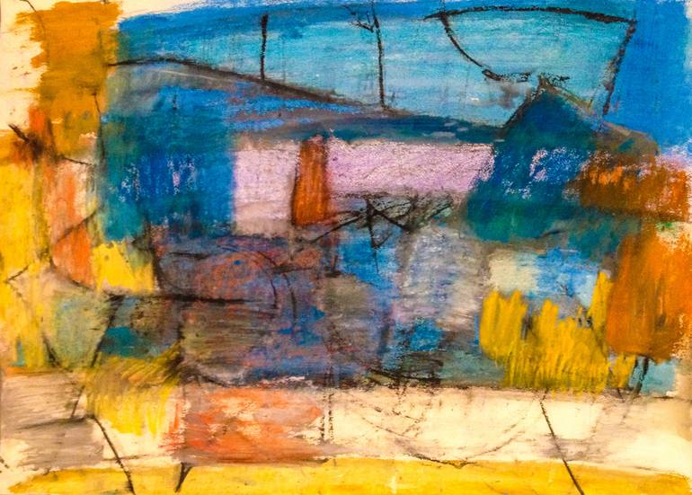 Original Abstract Expressionism Abstract Painting by Michael Lewandowski