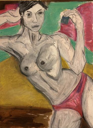 Original Expressionism Erotic Drawings by Michael Lewandowski