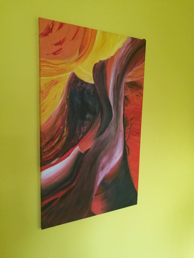 Original Expressionism Abstract Painting by Iva Dan