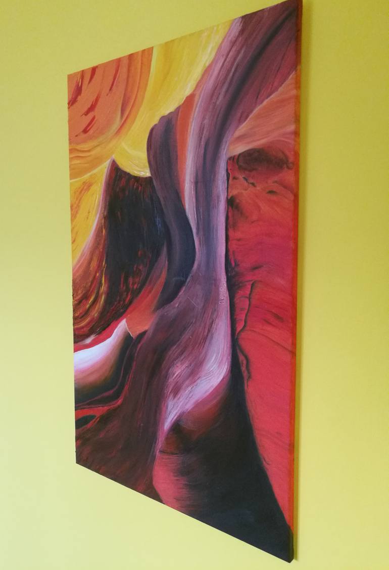 Original Expressionism Abstract Painting by Iva Dan