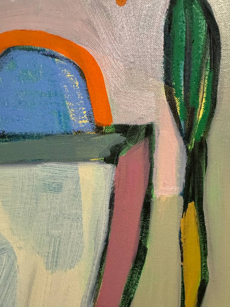 Original Modernism Abstract Painting by Rebekah Andrade