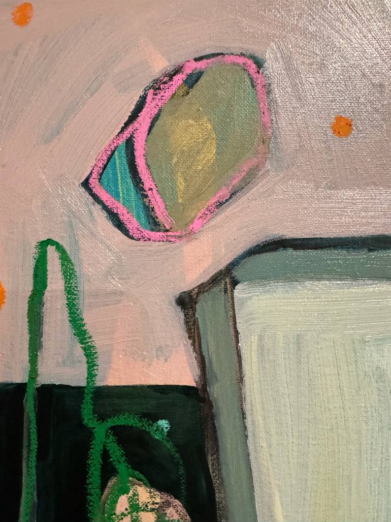 Original Modernism Abstract Painting by Rebekah Andrade