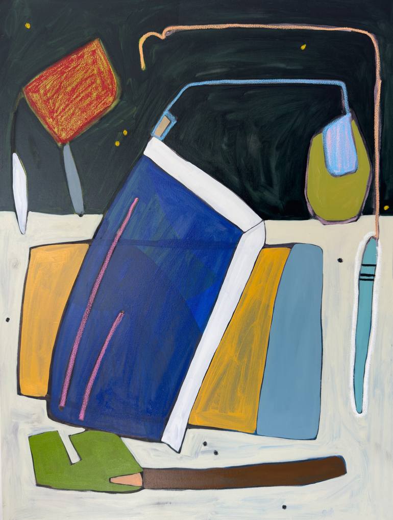 Original Contemporary Abstract Paintings by Rebekah Andrade