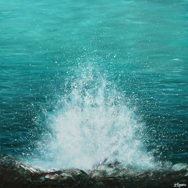 Original Expressionism Seascape Paintings by Johanne Kourie