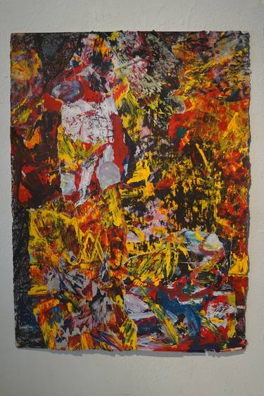 Print of Abstract Expressionism Abstract Collage by Samuel Gardner