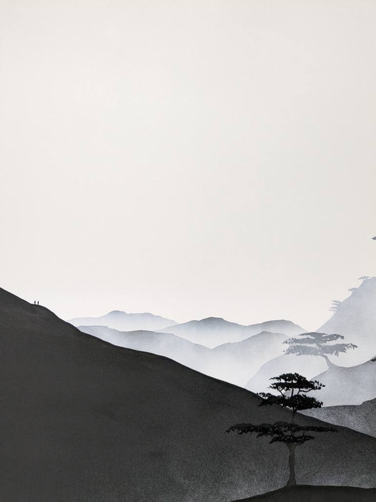 Original Minimalism Landscape Painting by Robert Owen Bloomfield