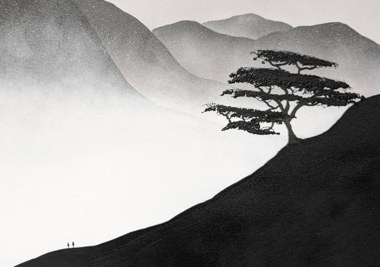 Original Minimalism Landscape Painting by Robert Owen Bloomfield