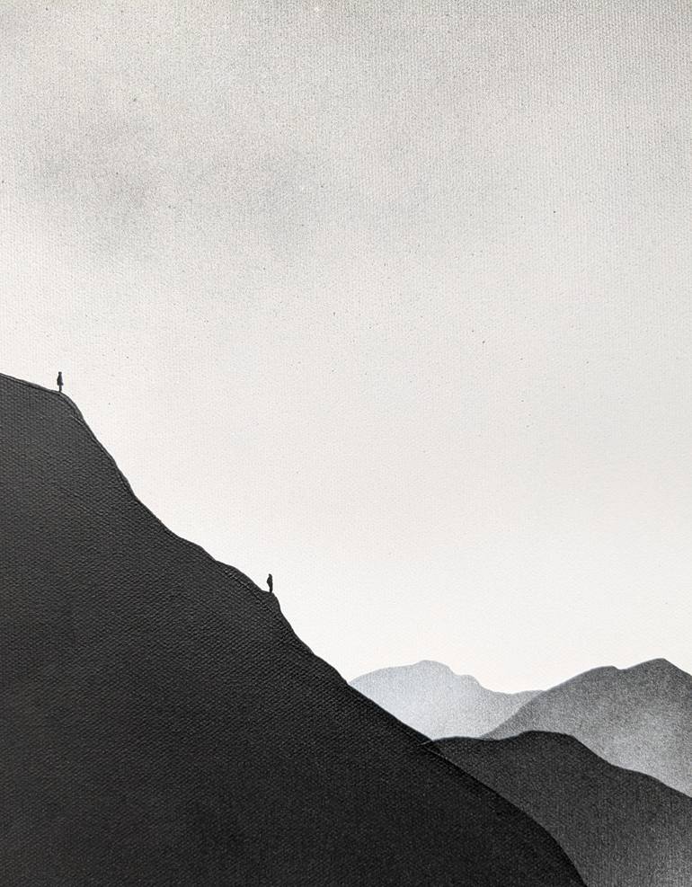 Original Minimalism Landscape Painting by Robert Owen Bloomfield