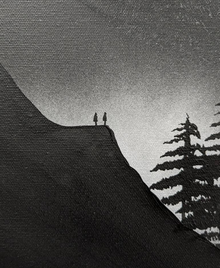 Original Folk Landscape Painting by Robert Owen Bloomfield