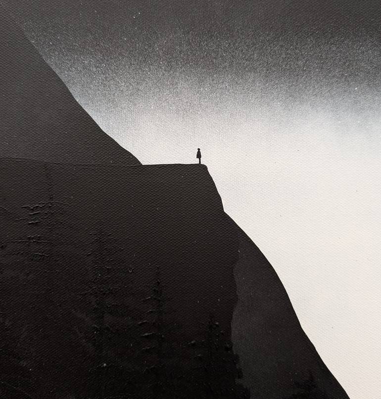 Original Minimalism Landscape Painting by Robert Owen Bloomfield