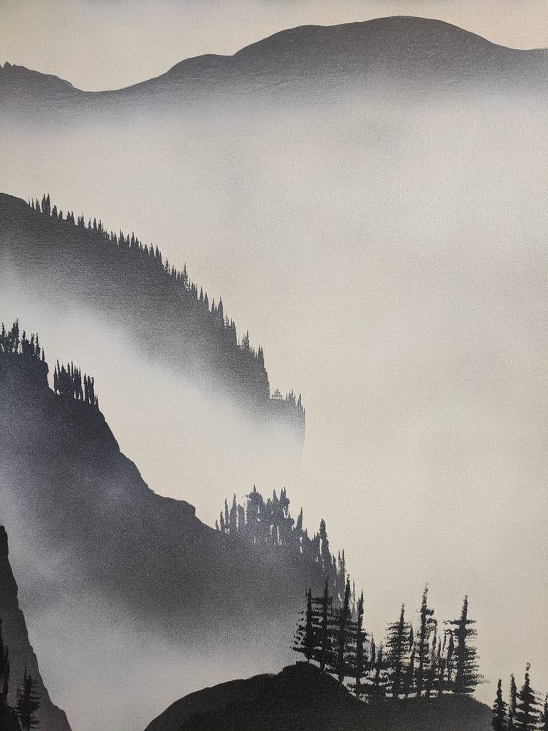 Original Minimalism Landscape Painting by Robert Owen Bloomfield