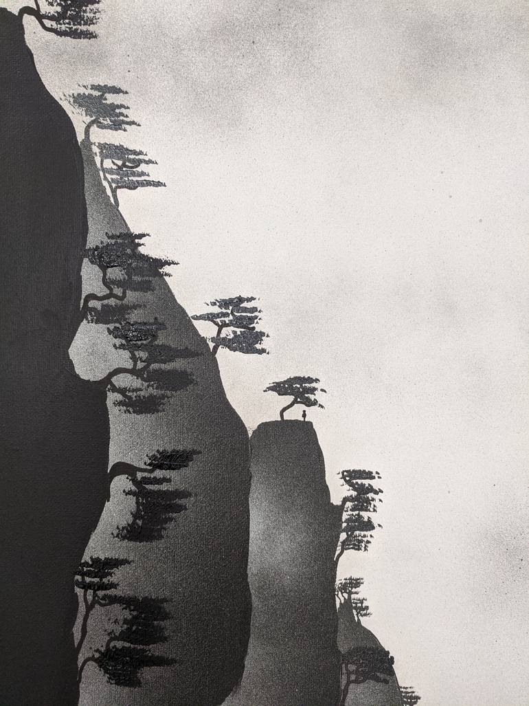 Original Minimalism Landscape Painting by Robert Owen Bloomfield