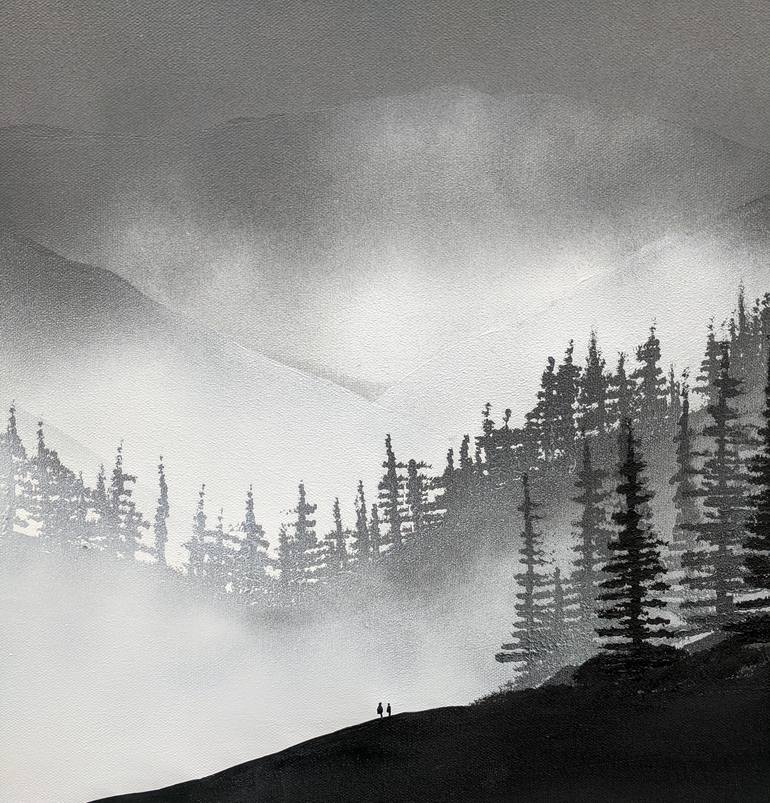 Original Minimalism Landscape Painting by Robert Owen Bloomfield