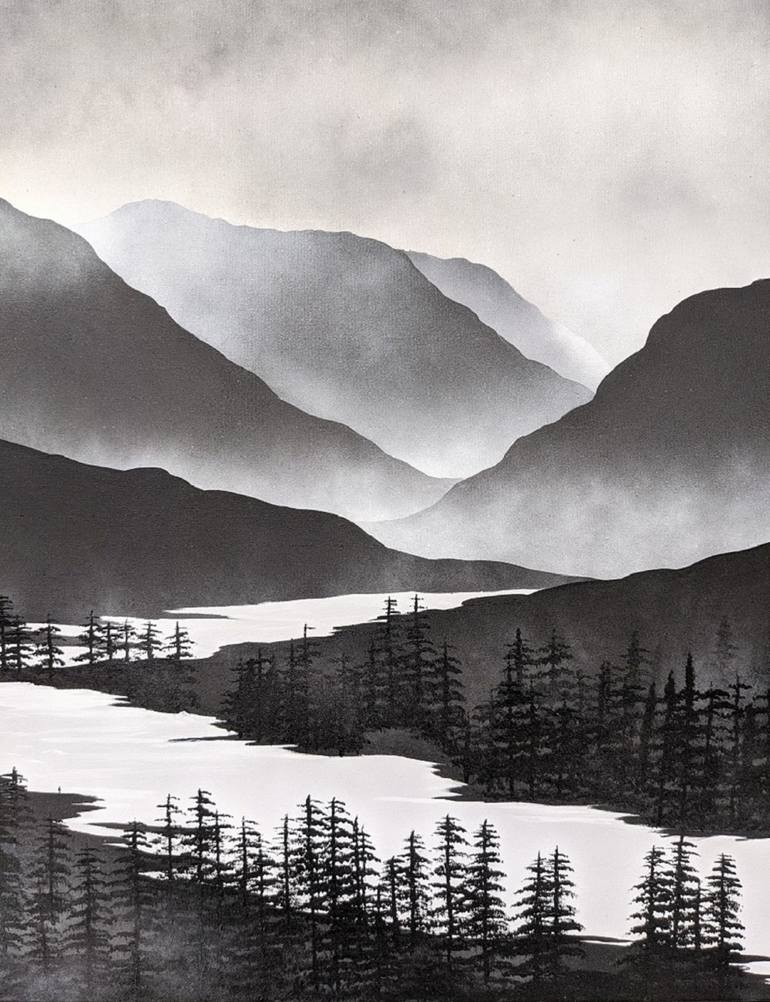 Original Impressionism Landscape Painting by Robert Owen Bloomfield