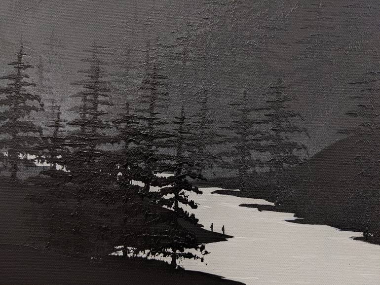 Original Minimalism Landscape Painting by Robert Owen Bloomfield