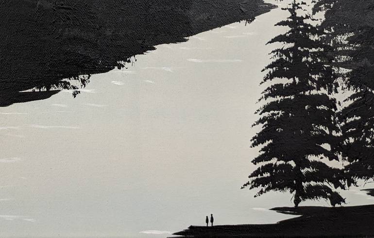 Original Minimalism Landscape Painting by Robert Owen Bloomfield