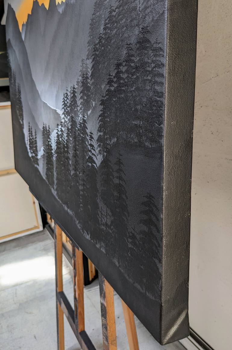Original Minimalism Landscape Painting by Robert Owen Bloomfield