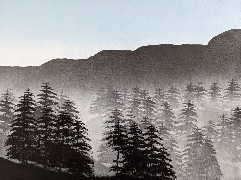 Original Minimalism Landscape Painting by Robert Owen Bloomfield