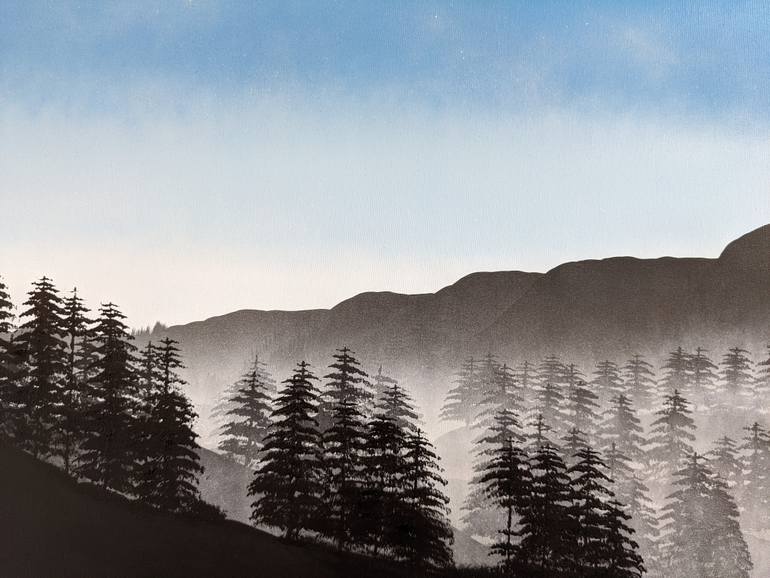 Original Minimalism Landscape Painting by Robert Owen Bloomfield