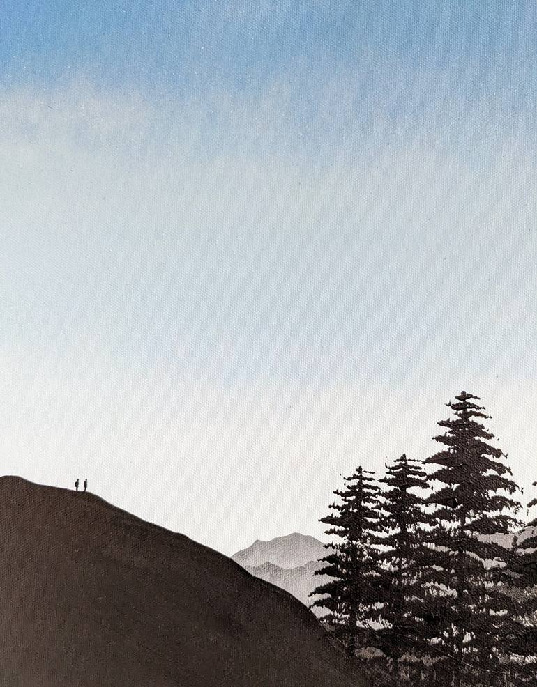 Original Minimalism Landscape Painting by Robert Owen Bloomfield