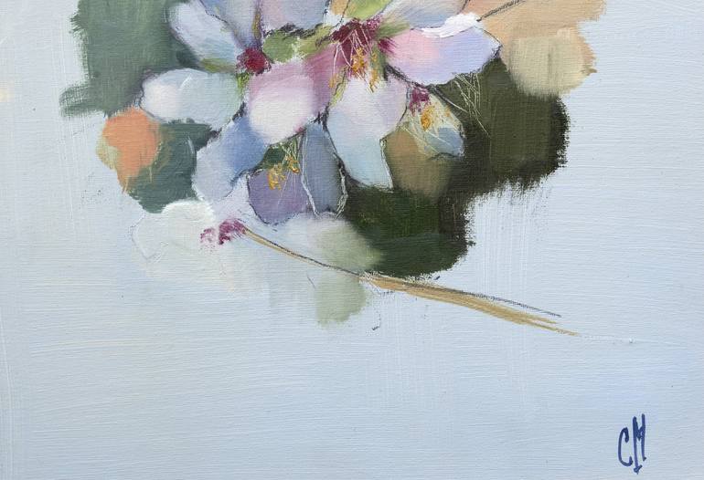 Original Floral Painting by Cecilia Marchan