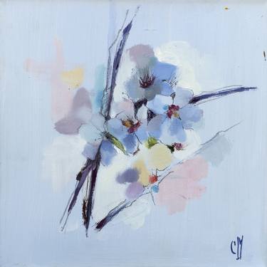 Original Impressionism Floral Paintings by Cecilia Marchan