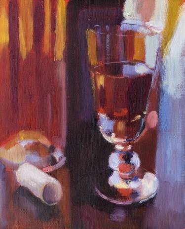 Original Impressionism Food & Drink Paintings by Cecilia Marchan