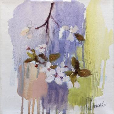 Original Impressionism Floral Paintings by Cecilia Marchan