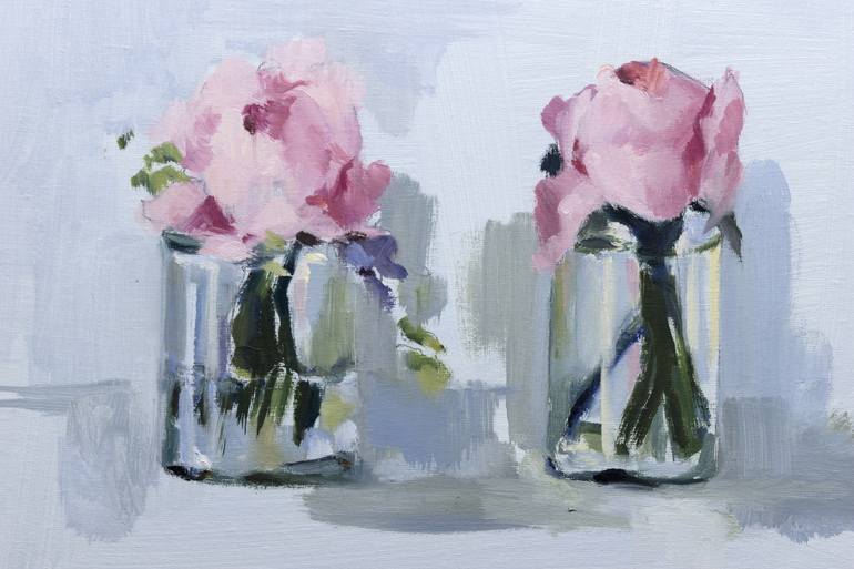 Original Impressionism Still Life Painting by Cecilia Marchan