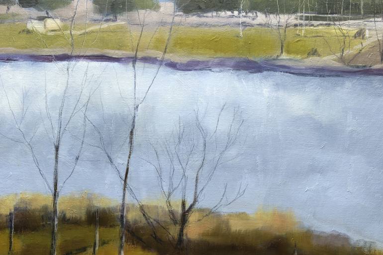 Original Impressionism Landscape Painting by Cecilia Marchan