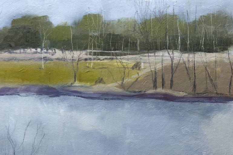 Original Impressionism Landscape Painting by Cecilia Marchan