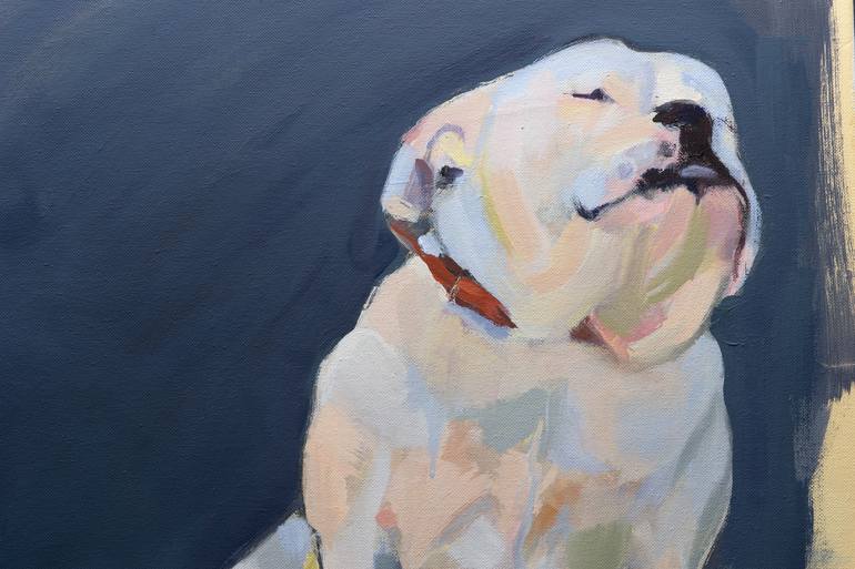 Original Dogs Painting by Cecilia Marchan