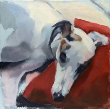 Original Impressionism Dogs Paintings by Cecilia Marchan