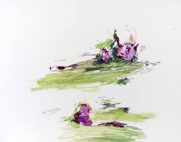 Print of Impressionism Floral Paintings by Leandro Antoli