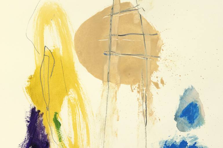 Original Abstract Expressionism Abstract Painting by Leandro Antoli