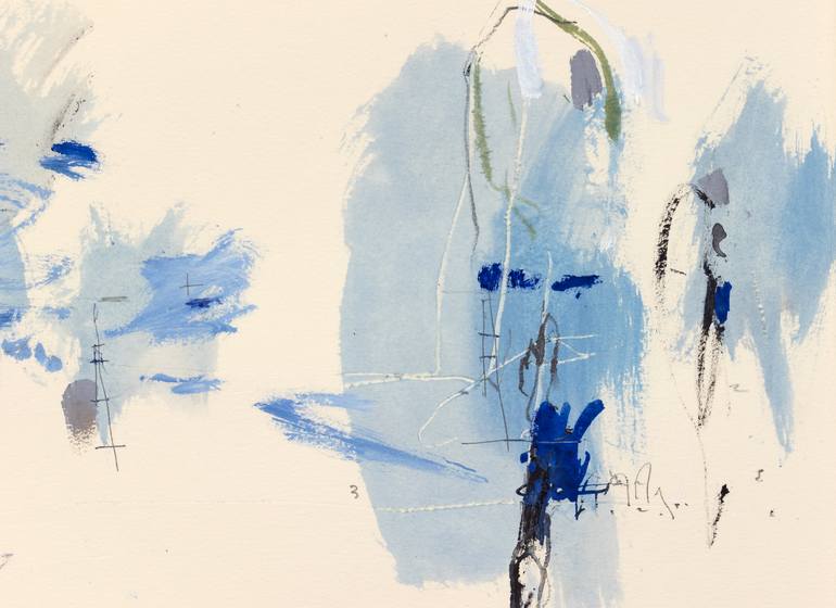 Original Abstract Expressionism Abstract Painting by Leandro Antoli