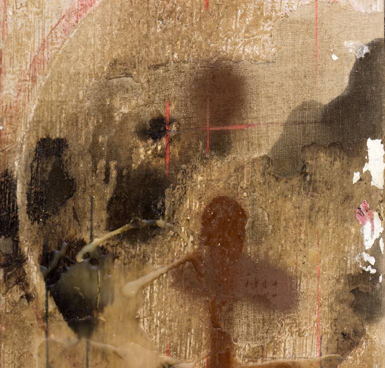 Original Abstract Expressionism Abstract Painting by Leandro Antoli