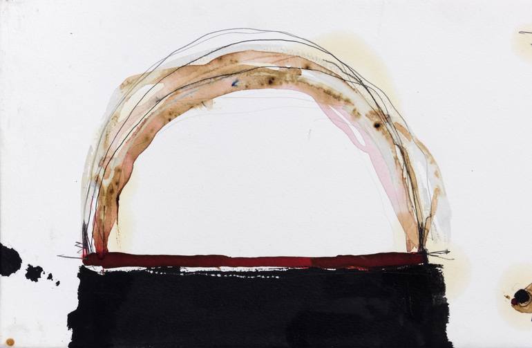 Original Abstract Expressionism Geometric Painting by Leandro Antoli