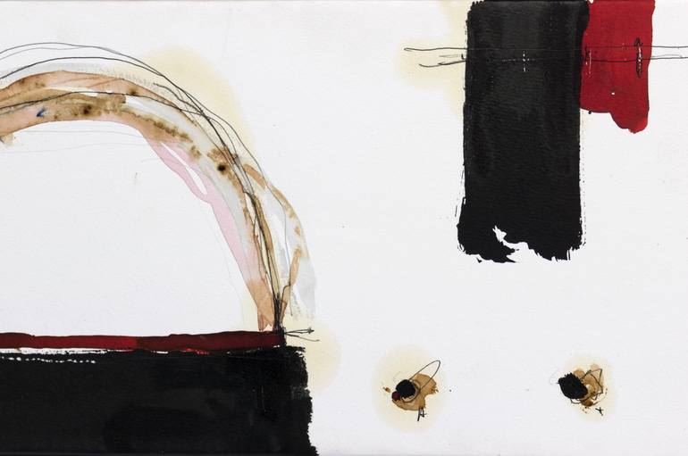 Original Abstract Expressionism Geometric Painting by Leandro Antoli