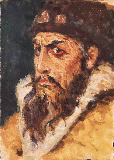 Original Portrait Painting by Vladimir Derkach