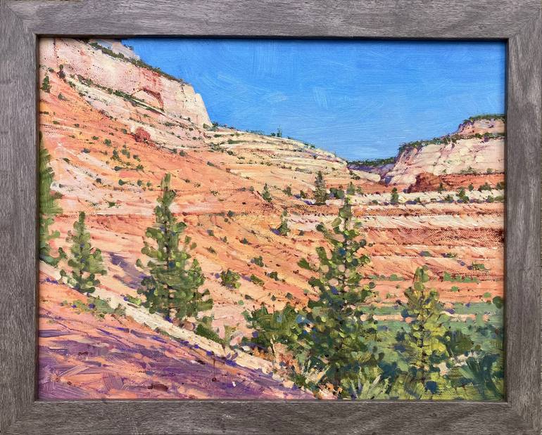 Original Classicism Landscape Painting by Vladimir Derkach