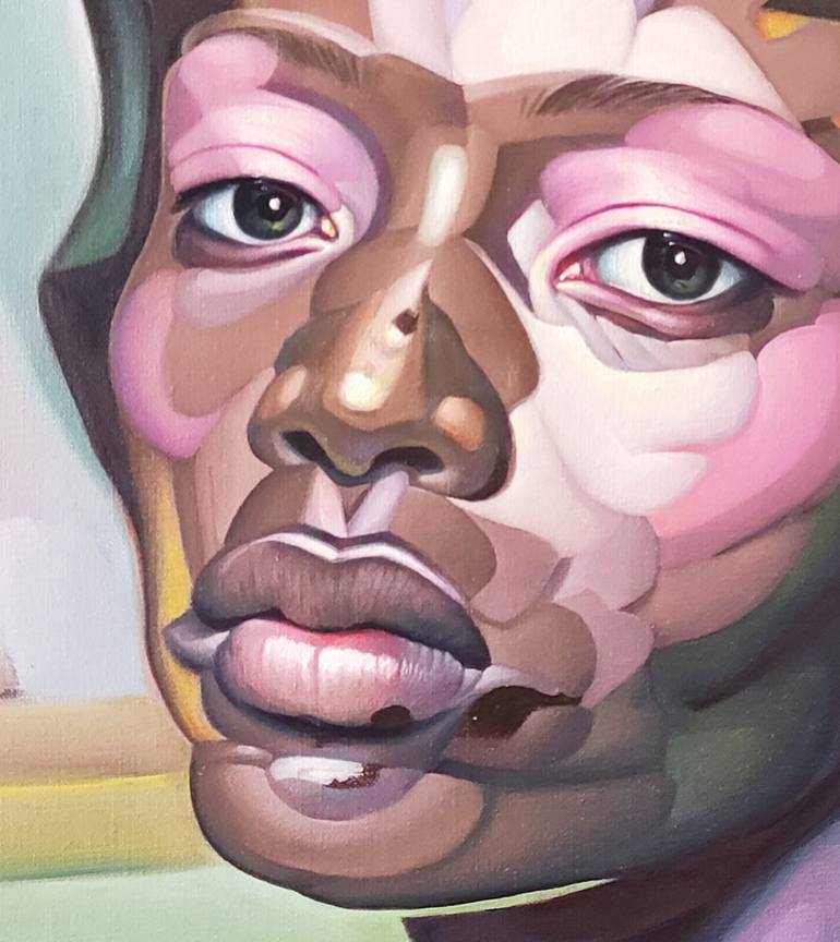 Original Figurative Women Painting by Bogdan Dide