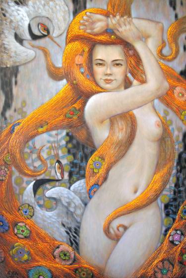 Print of Nude Paintings by Bogdan Dide