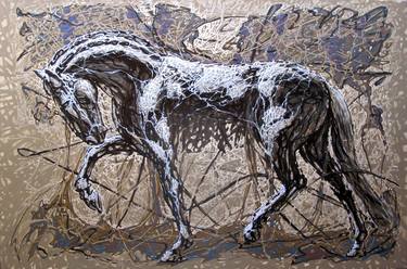 Print of Abstract Horse Paintings by Bogdan Dide
