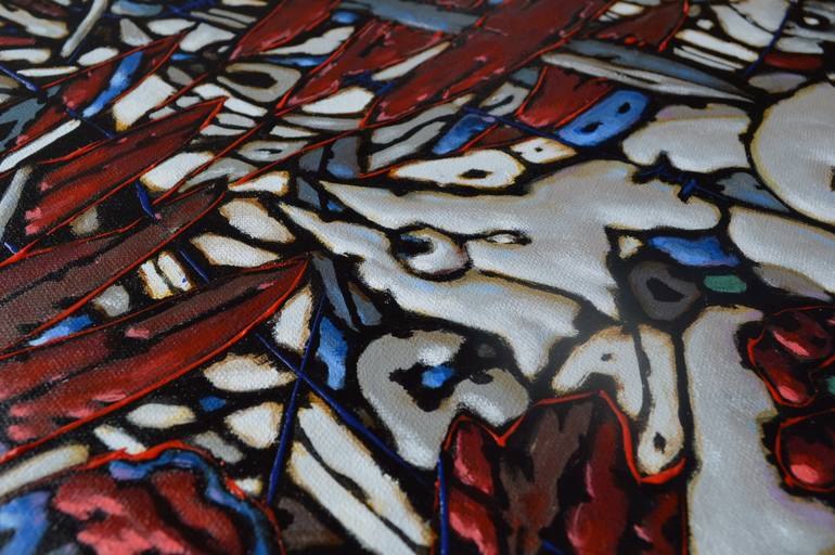 Original Abstract Politics Painting by Bogdan Dide