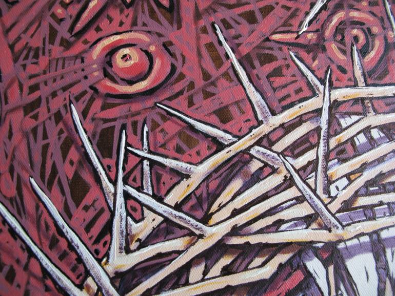 Original Abstract Religion Painting by Bogdan Dide