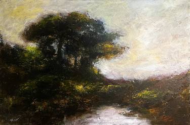 Original Impressionism Landscape Painting by Terry Orletsky