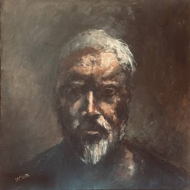 Original Impressionism Men Painting by Terry Orletsky