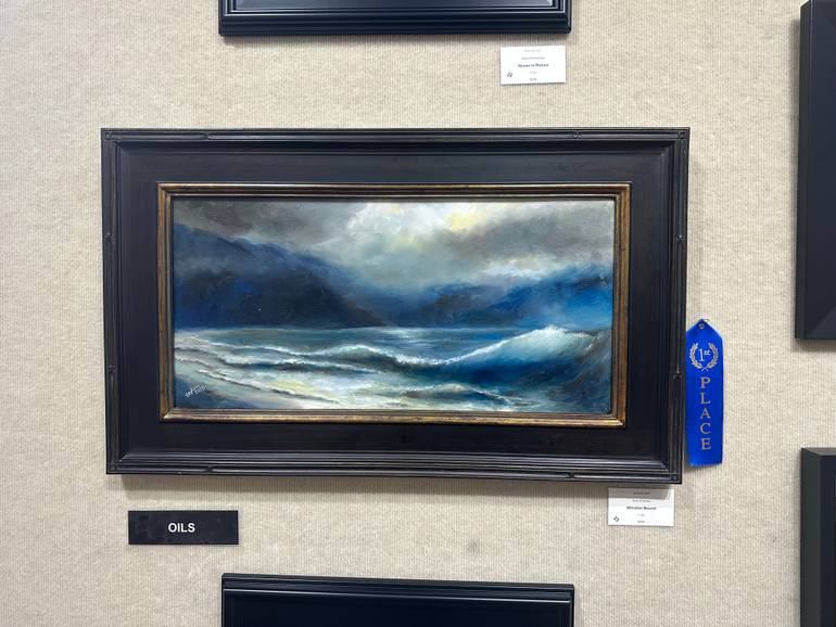 Original Impressionism Seascape Painting by Terry Orletsky