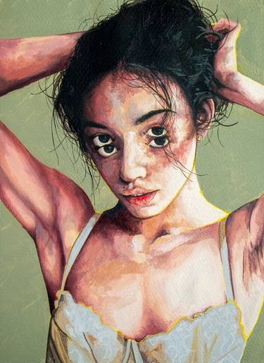 Original Portrait Paintings by Zoe Lunar